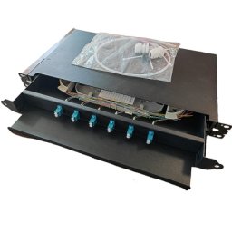 Optički patch panel sa 12 konektora LC/UPC sa kliznim mehanizmom 1 U ( EXE272 )