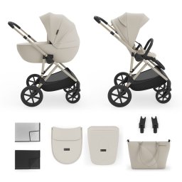 KINDERKRAFT KOLICA 2U1 PRIME 3 BEIGE