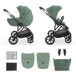 KINDERKRAFT KOLICA 2U1 PRIME 3 GREEN