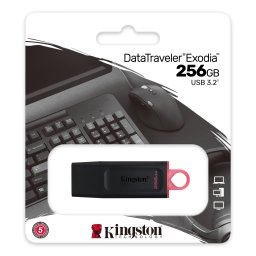 USB Flash Drive 256GB KINGSTON Data Traveler Exodia DTX/256GB, USB 3.2