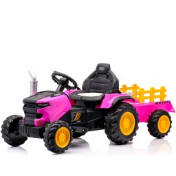 Traktor na akumulator sa prikolicom i dodacima