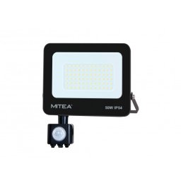 Crni LED reflektor sa senzorom 50W za parking i radionicu