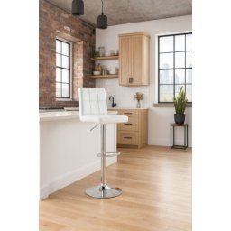 Trick barska stolica Cube bela ( HS150H BELA )