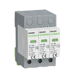 DC odvodnik Ex9UEP, klasa 1+2, In=6,25kA, 1200 V DC, 3MJ širina Ex9UEP1+2 6.25 3P 1200 EU