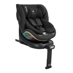 KikkaBoo autosedište 40-150 cm I-twist premium I-size isofix sa potpornom nogom black ( kkb00114 )