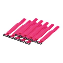Logilink čičak trakice za vezivanje kablova 500x20mm, 10kom, pink