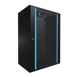 Extralink 18U 600x450 Black, Rackmount cabinet, wall mounted