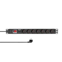 Logilink PDU 7 x šuko, 1.8m, sa prekidačem i prenaponskom zaštitom