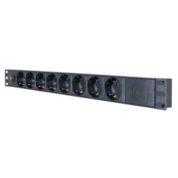 Logilink PDU 8 x šuko , 2x USB type C, prenaposna zaštita