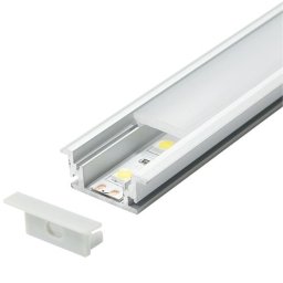Podni ugradni aluminijumski profil za LED trake 27 × 11 mm