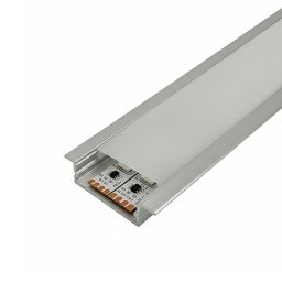 Široki ugradni aluminijumski profil za LED trake 41 × 10 mm (Boja profila: Crna)