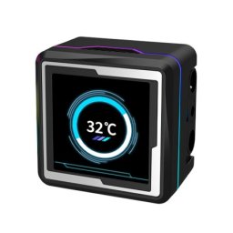 Raidmax lm240 argb cpu liquid cooler with animation display - Vodeno hlađenje crno (LM240BK) F