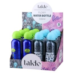 Takk flowy flašica za vodu aluminijumska 500ml dečak miks ( 140008 )