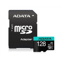 A-Data Class 10 + adapter 100/85 MB/s AUSDX128GUI3V30SA2-RA1 Micro SDXC 128GB
