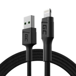 Greencell kabgc21 usb-a - lightning kabl 120cm ( pl040 )