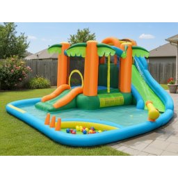 Proizvod sa nedostatkom - OUTLET - Igraonica 7u1 Oaza - 430x375x205cm ( 9264 )