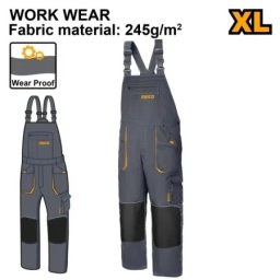 Ingco wuct8033.xl radne pantalone sa tregerima vel xl super ingco ( WUCT8033 )
