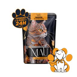 Mau Mousse Adult Duck 85g, Vlažna Hrana Sa Ukosom Pačetine