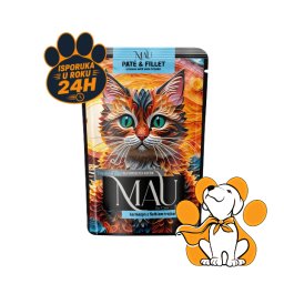 Mau Pate & Fillet Adult Crimson 85g, Vlažna Hrana Za Mačke