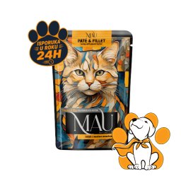 Mau Pate & Fillet Adult Turkey 85g, Pašteta Sa Ćuretinom Za Odrasle Mačke
