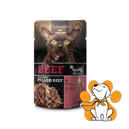 Leonardo Pulled Beef 70g, Vlažna Hrana Za Mačke Sa Ukusnom Govedinom