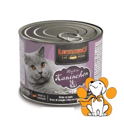 Leonardo Cat Rabbit 200g, Vlažna Hrana Za Odrasle Mačke Sa Zečetinom