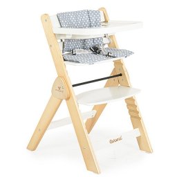 Cangaroo Caramel drvena hranilica za bebe 6-36 meseci White