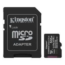Kingston canvas select plus + adapter sdcs3/512gb sd micro 512gb ( 0001413159 )