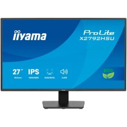 Iiyama Pro Lite X2792HSU-B1 27 inch IPS 4-side slim bezel, Green Choice, EyeComfort / EyeSafe 2.0, 1920x1080 120Hz, 300cd/m, Speakers, HDM