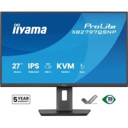 Iiyama XB2797QSNP-B1 IPS 2560x1440/75Hz/1ms/HDMI/DP/USB/RJ45/pivot Monitor 27"