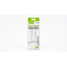 Bavin kabl 30W Type C na Type Lightning 1m bela - CB412 ( 90143 )