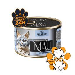Mau Pate & Fillet Sterilised Deer 185g, Pašteta Za Sterilisane Mačke Sa Guskom