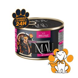 Mau Pate & Fillet Sterilised Goose With Rabbit 185g, Hrana Za Mačke Sa Guskom