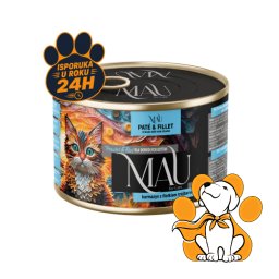 Mau Pate & Fillet Adult Crimson 185g, Vlažna Hrana Za Mačke Sa Crimson Ribom