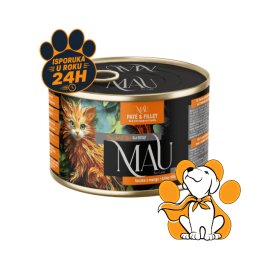 Mau Pate & Fillet Junior Duck With Mango 185g, Konzerva Za Mačiće Sa Pačetinom