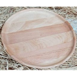 Wood holz tanjir plitki fi 250x20mm ( 714 ) bukva