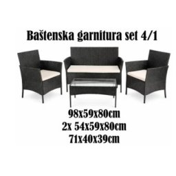 Baštenska garnitura set ( 1566 )