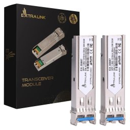 Extralink SFP 1.25G 1310nm 20km SM DOM , LC/UPC, cena po komadu