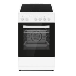 Električni šporet HEINNER HFSC-S56E4VWH 4xstruja/keramika/ventilator/50cm