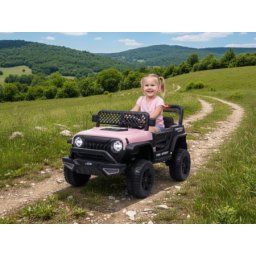 Dečiji džip na akumulator Wrangler Roze (12V)
