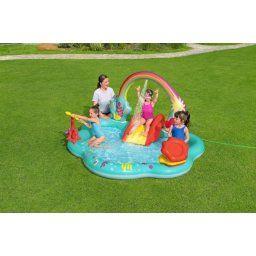 Proizvod sa nedostatkom - OUTLET - Bestway bebi bazen za igru mala sirena 160l 221x193x117cm ( 14/91097 )