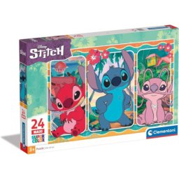 Clementoni puzzle 24 maxi disney stich ( CL24029 )