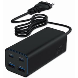 Gembird TA-UC-2A2C-PD100-01-BK 4-port 100W GaN USB PowerDelivery brzi punjac
