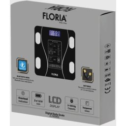 Zilan ZLN8962 Pametna vaga do 180 kg LED, Bluetooth,Crna,Kaljeno staklo
