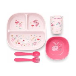 Bbo set za hranjenje – pink rabbit ( 45358PR )