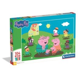 Clementoni puzzle 104 maxi peppa prase ( CL25017 )