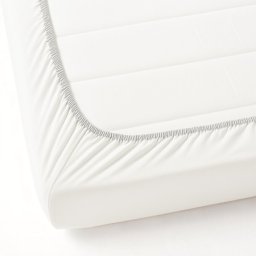 Čaršav Pamuk - Lastiš 90x200/28cm Bela boja ( VLK000321-belabojan )