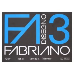 Fabriano nero 3 blok za crtanje 24x33cm 10 listova ( 190067 )