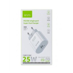 Bavin punjač 25W PD Type C bela - PC851Y ( 90073 )