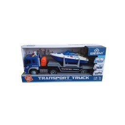 Kamion transporter i čamac sa zvučnim efektima
